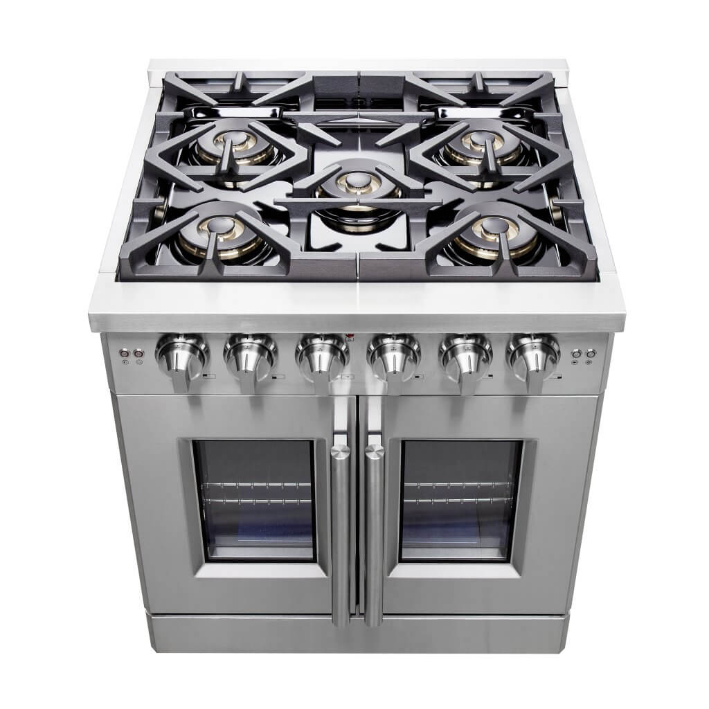 Powerful gas range