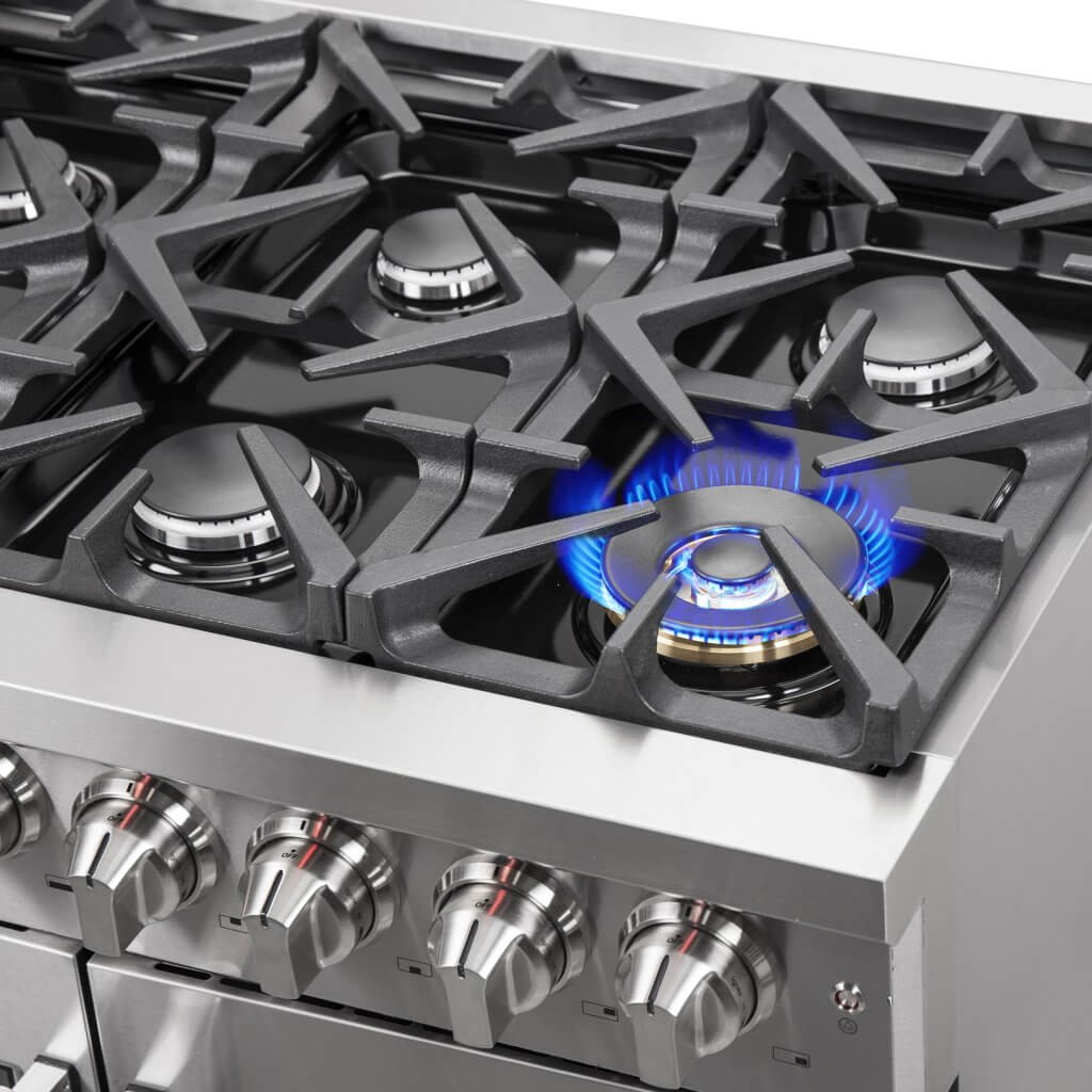 Massive Iron Grill Cooktop